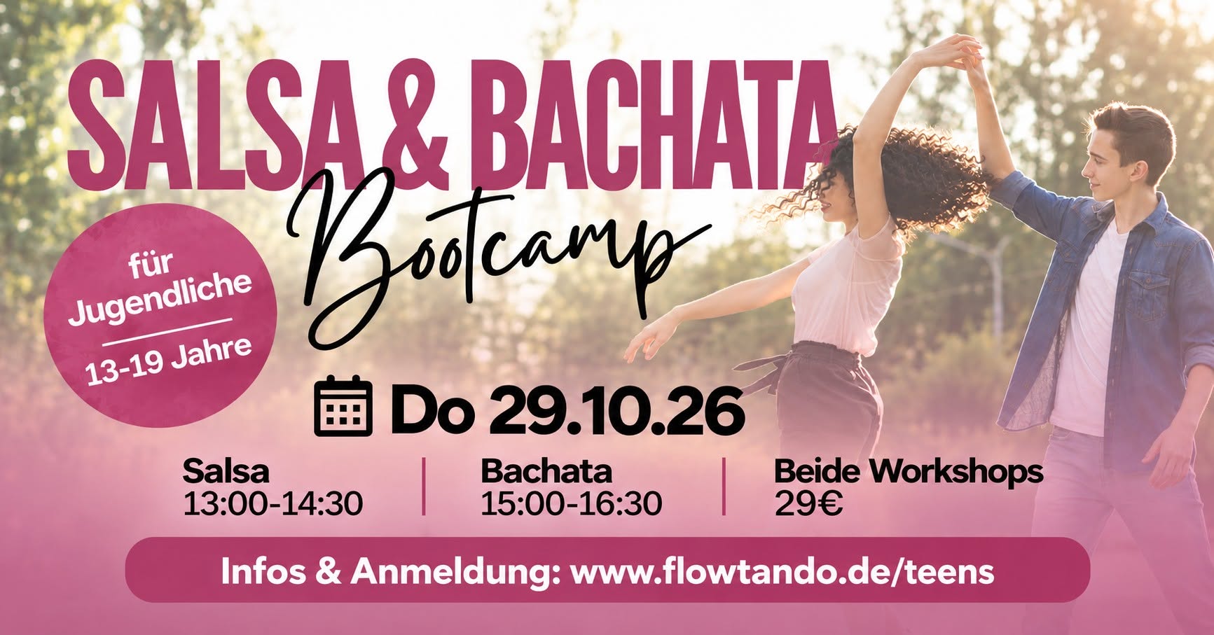 Teens! Salsa & Bachata Bootcamp