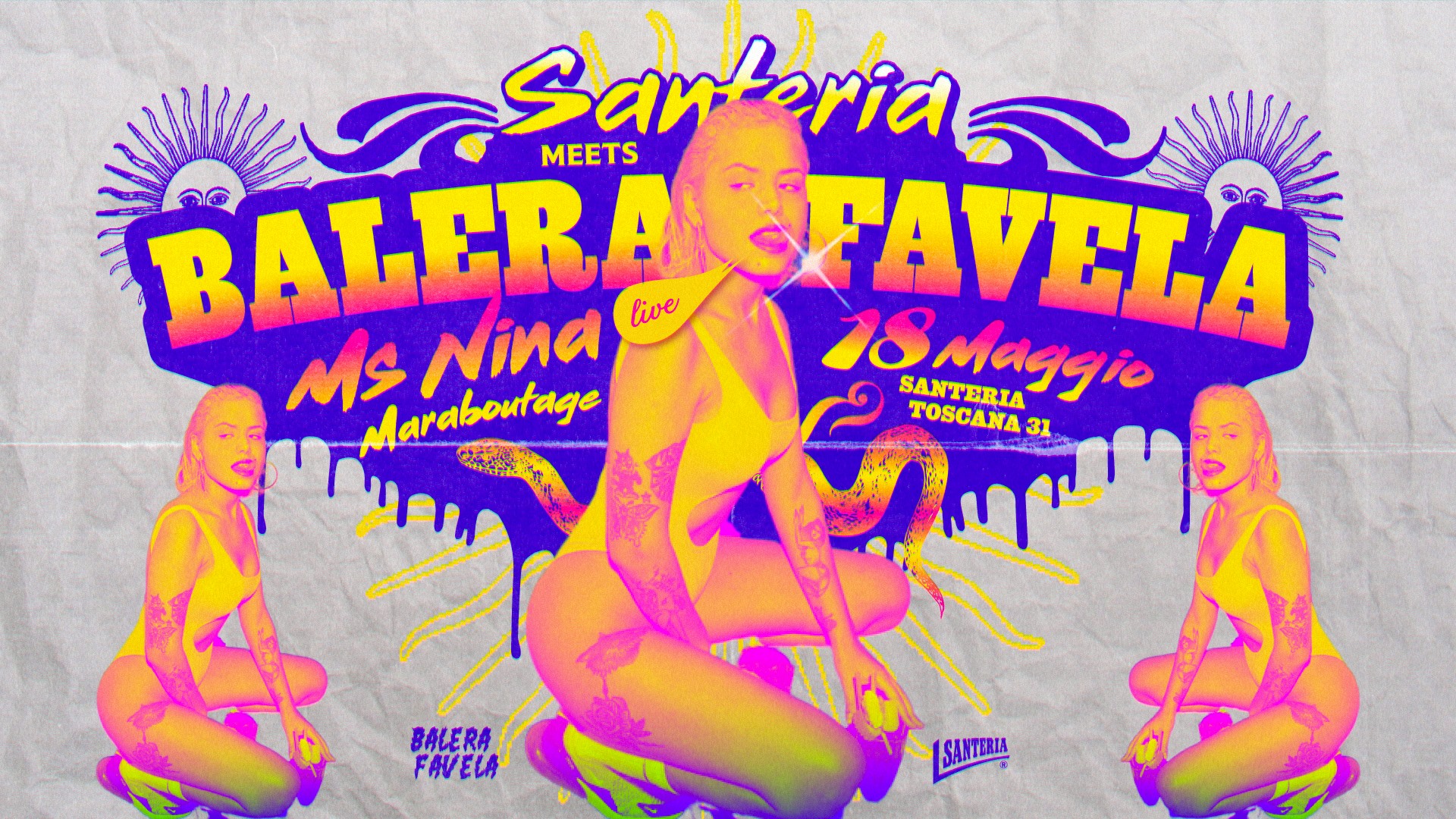 Santeria meets Balera Favela w Ms Nina (ARG)