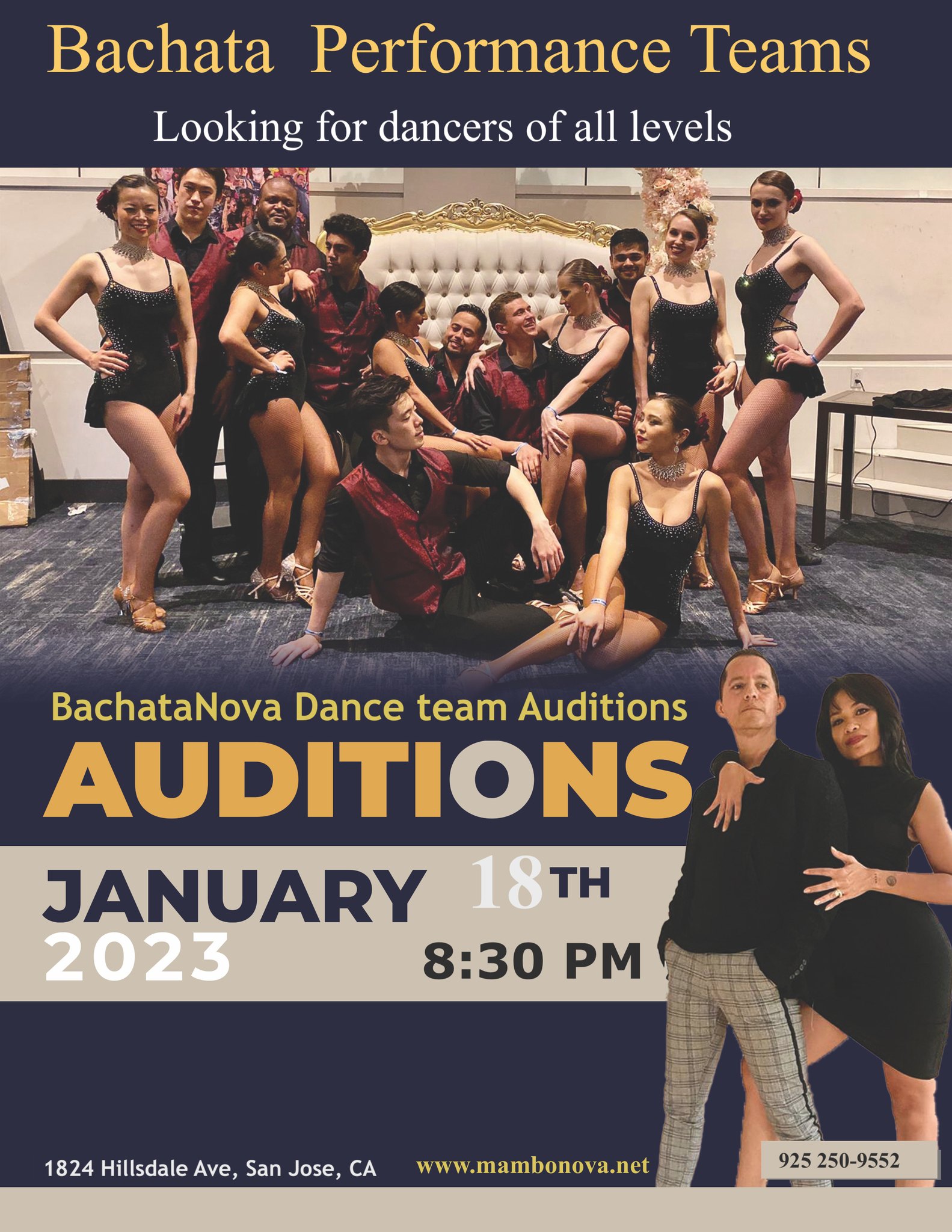 BachataNova Second & Last Performance Teams Auditions