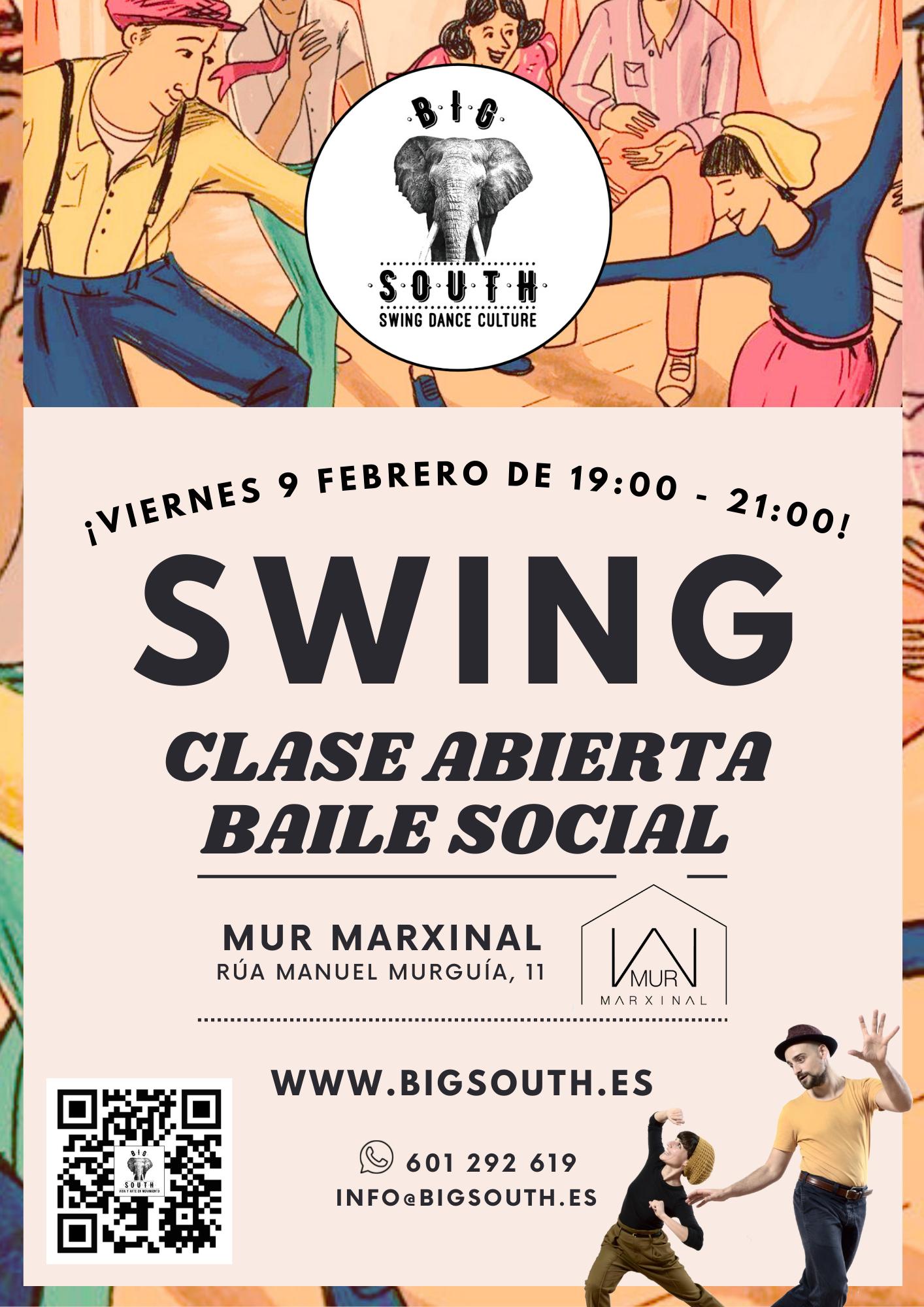 Swing en Mur Marxinal ¡Clase Abierta y Baile Social!