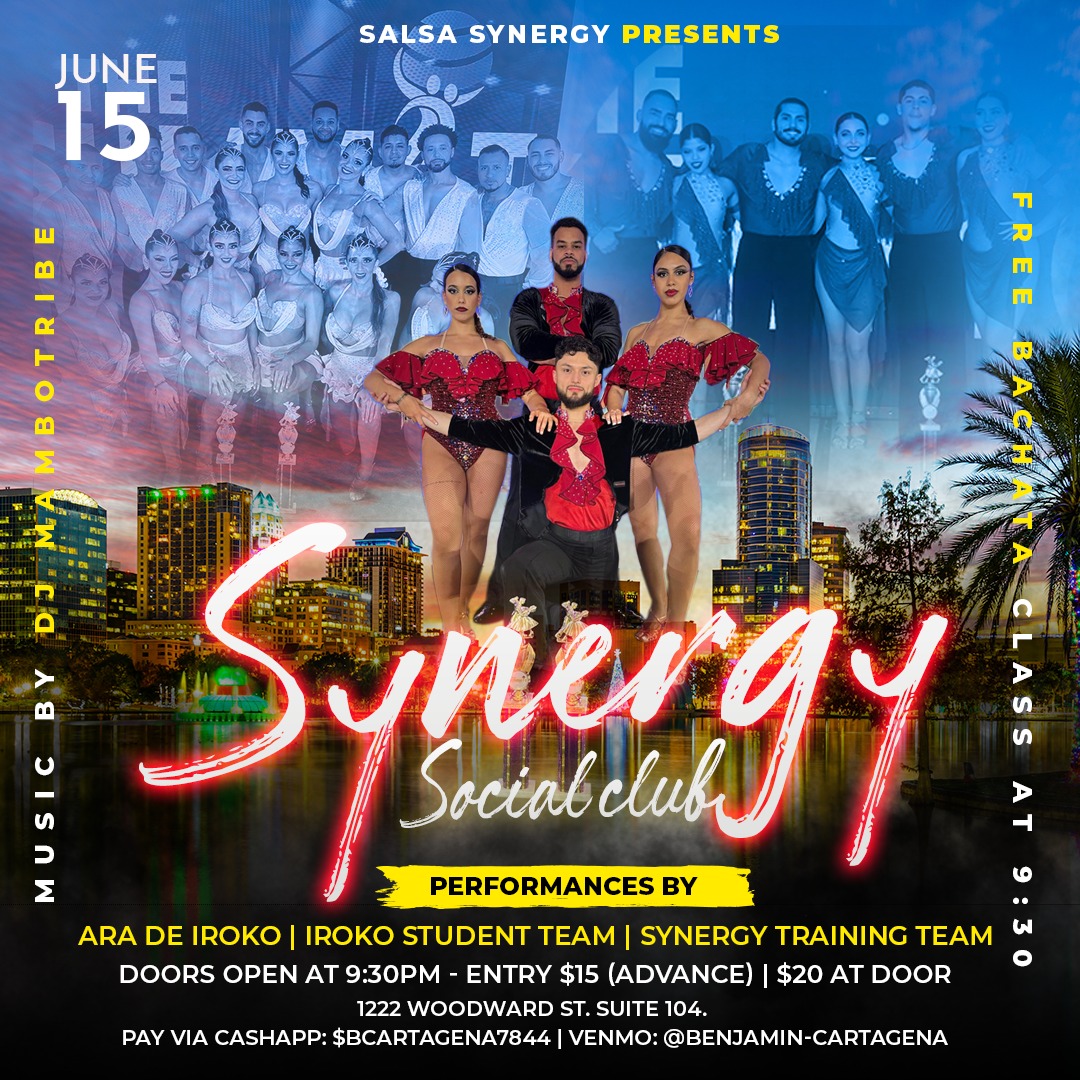 Synergy Social Club - Featuring Ara De Iroko, Salsa Synergy Training Team & Iroko Student team