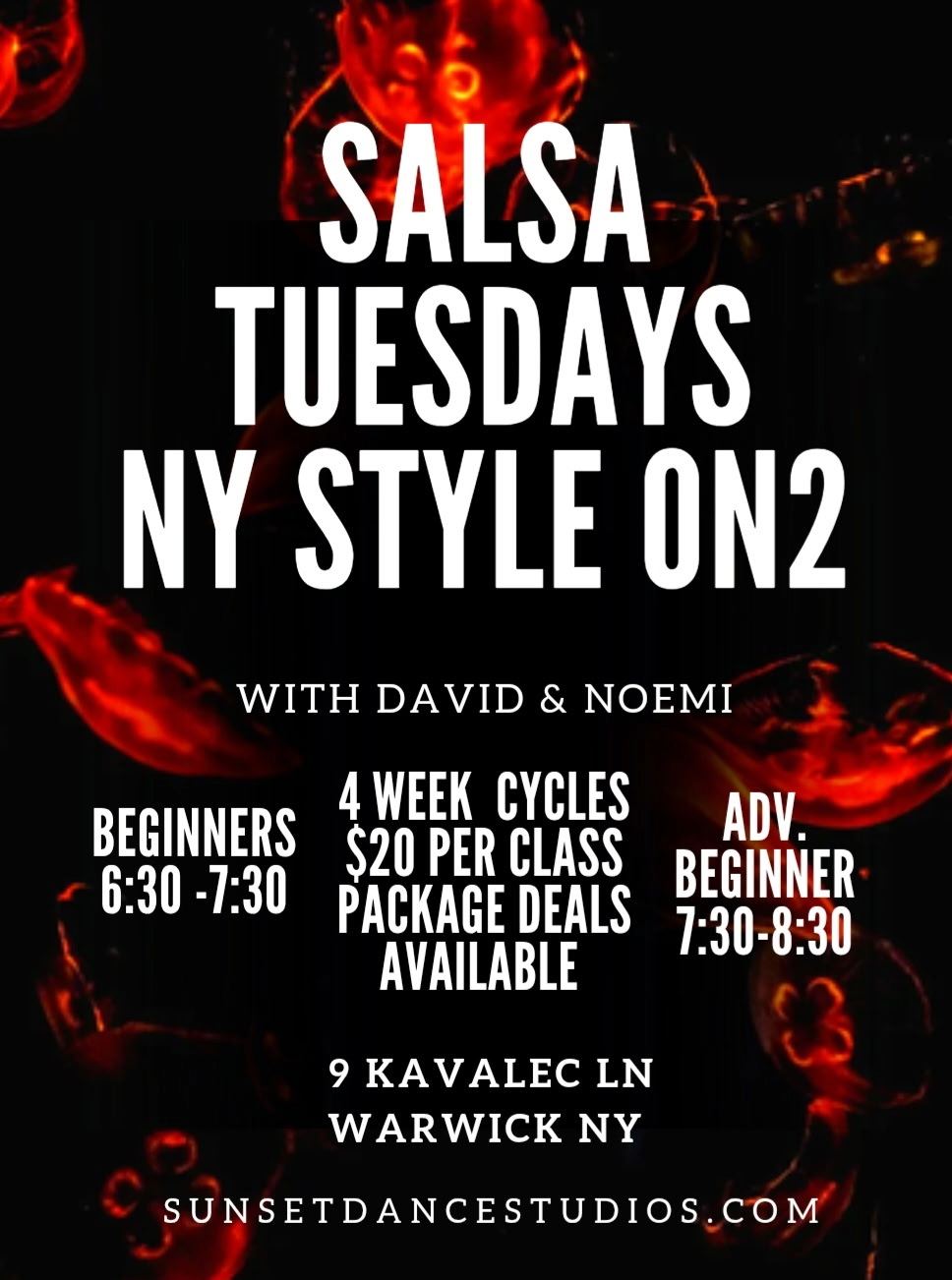Salsa On2 Classes (Beginner & Advanced Beginner)