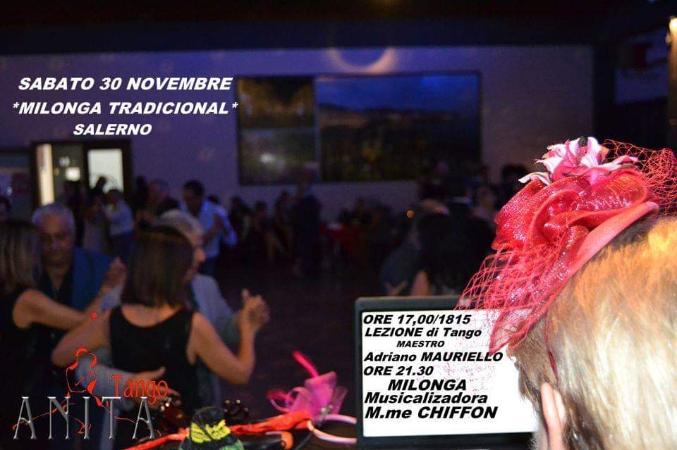 Milonga Tradicional* lezione M° A.Mauriello * Tdj M.me Chiffon