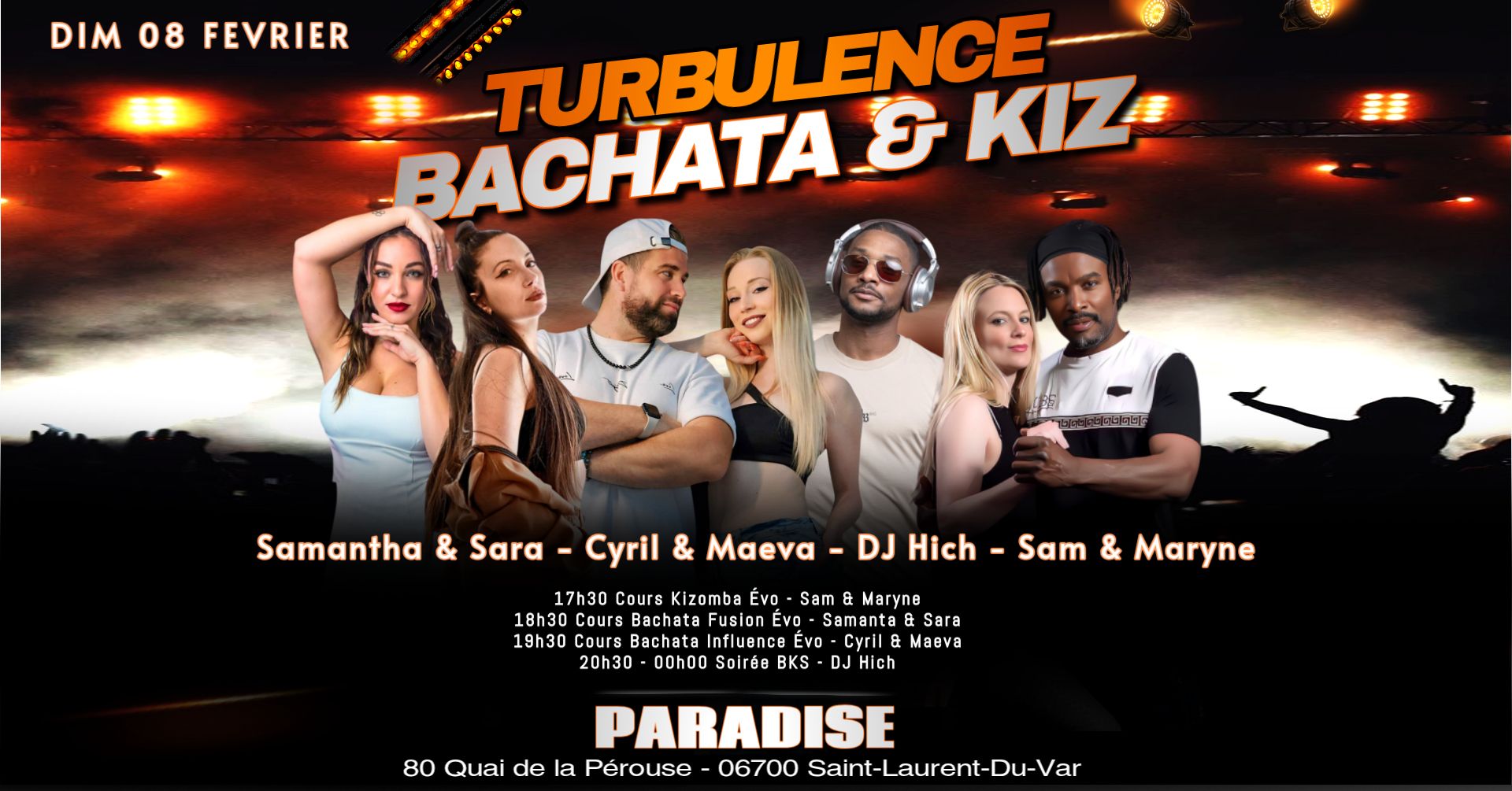 TURBULENCE 60 % BACHATA & 20 % KiZOMBA 20 % SALSA LA MENSUELLE