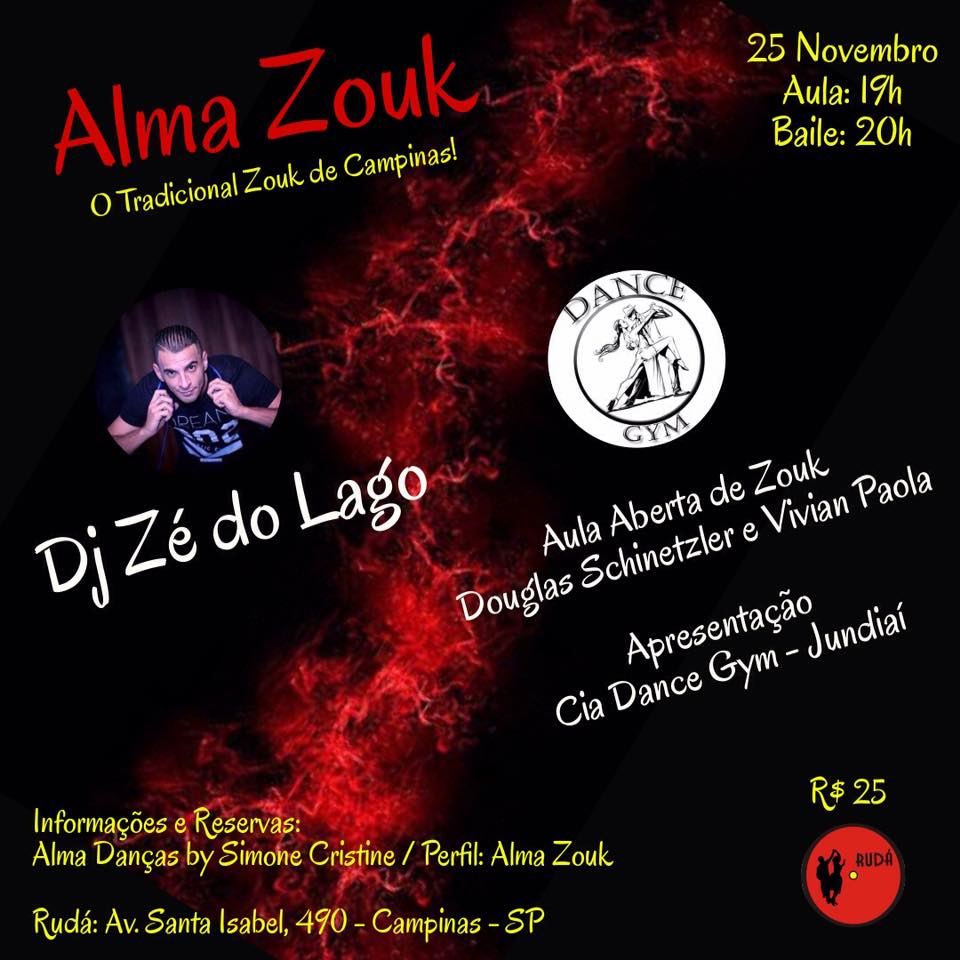 Alma Zouk - 25.11.18 - Dj Ze do Lago