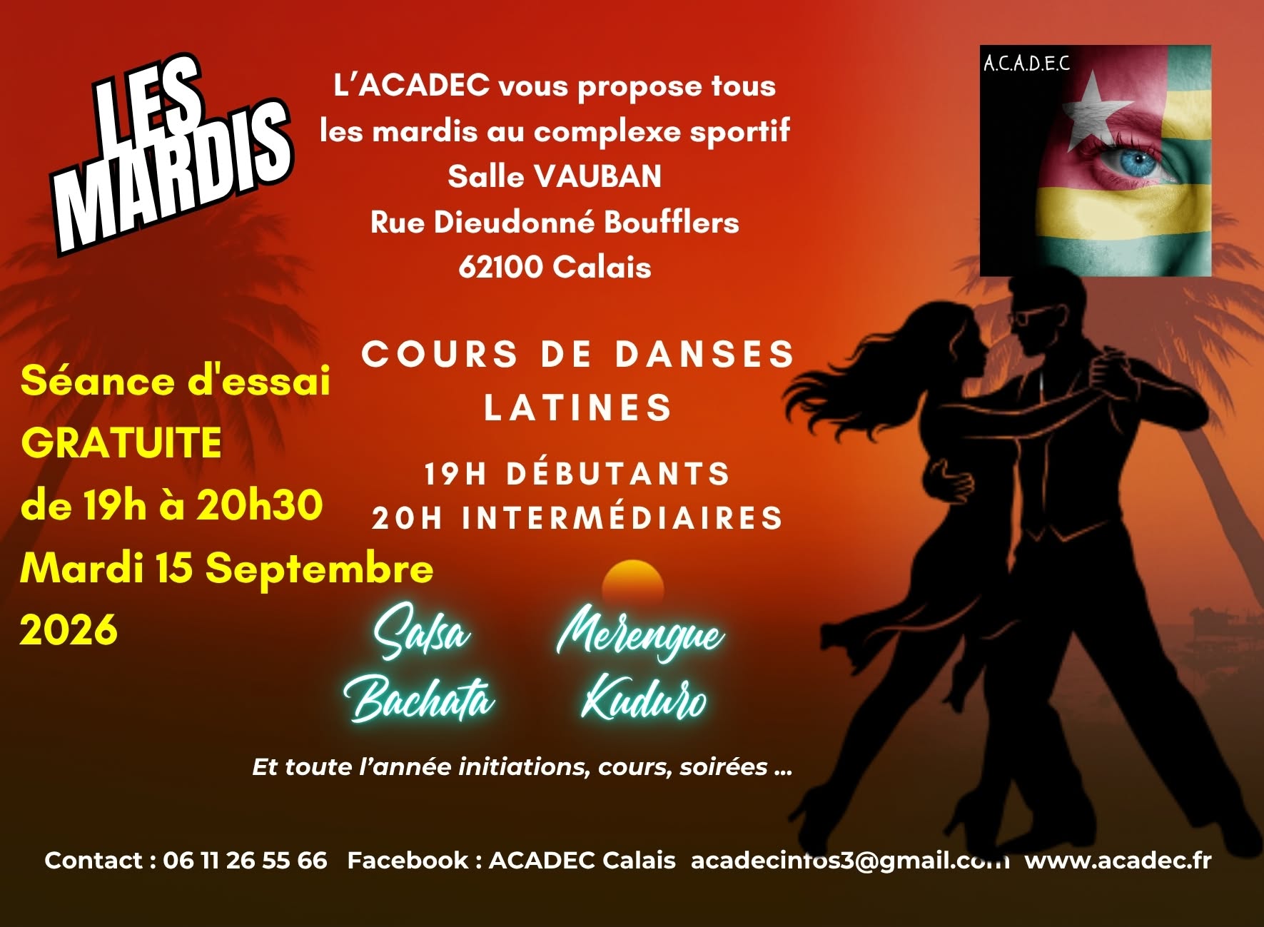 PORTES OUVERTES REPRISE COURS DE DANSES LATINES