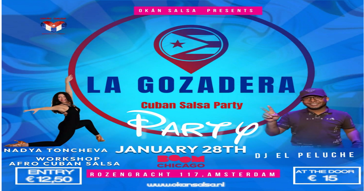 La Gozadera Cuban salsa party(28-1-24)