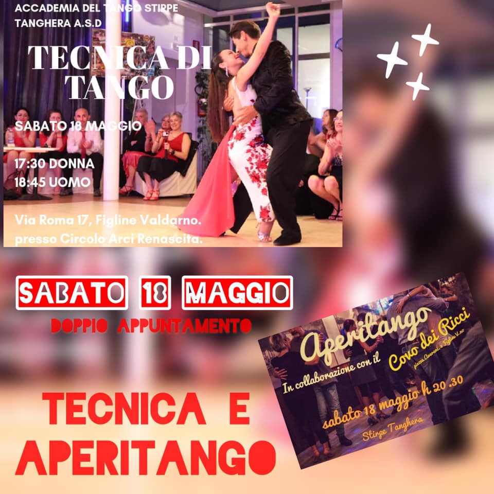 Doppio appuntamento: lezioni di tecnica + aperiTango!!
