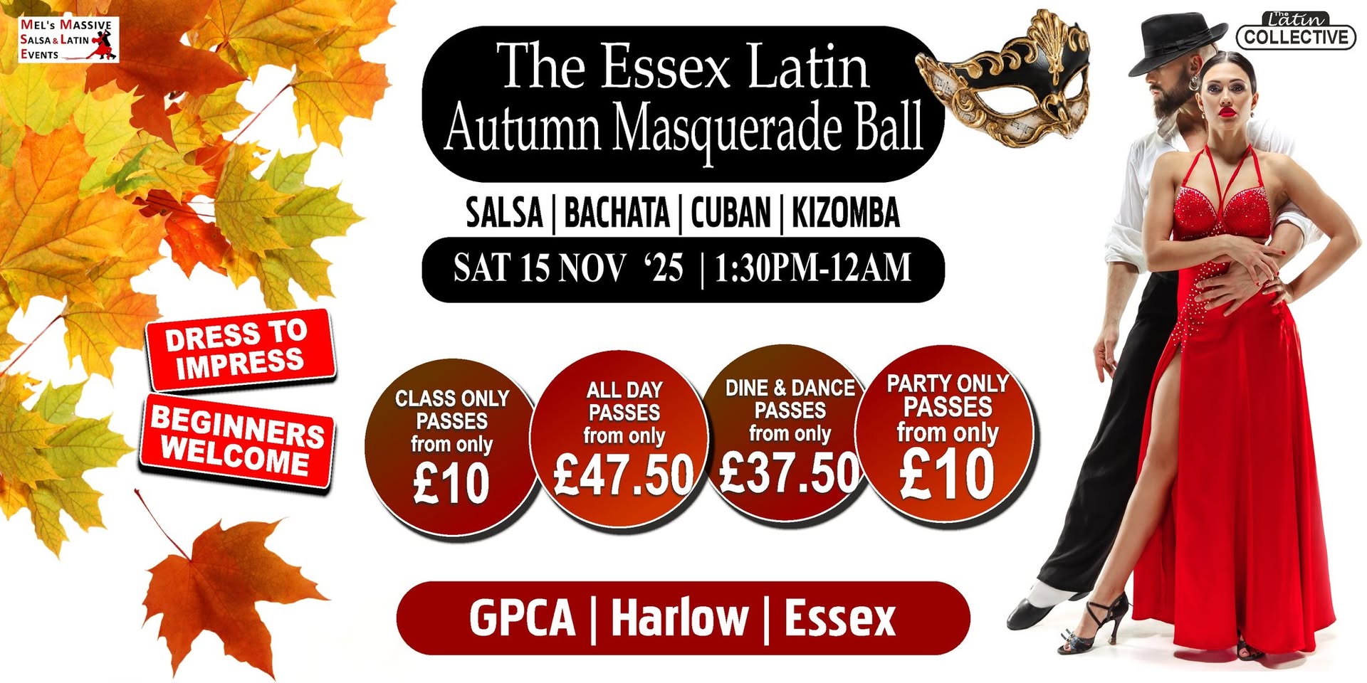THE ESSEX LATIN AUTUMN MASQUERADE BALL