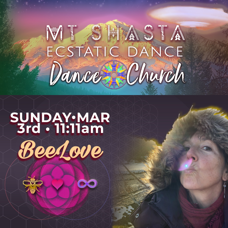 Mt Shasta Ecstatic Dance - DANCE CHURCH with BeeLove