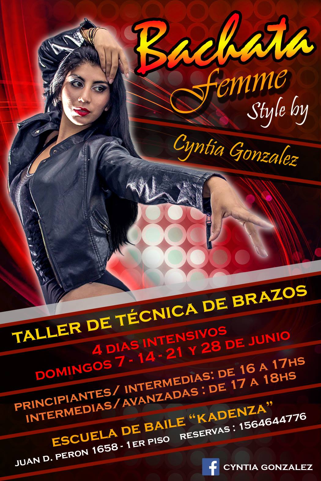 TALLER DE BACHATA.Técnica de brazos, by CYNTIA GONZALEZ