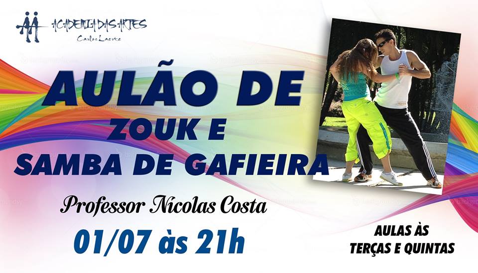 Nova Turma de ZOUK e SAMBA DE GAFIEIRA
