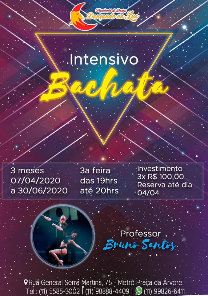 Intensivo de Bachata - Academia Dançando na Lua com Bruno Santos