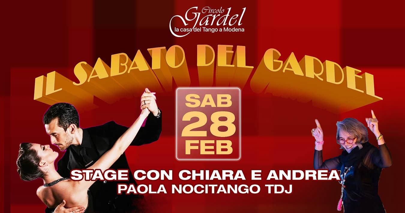 Il Sabato del Gardel 🎈PAOLA NOCITANGO Tdj✨️Workshop con Chiara e Andrea