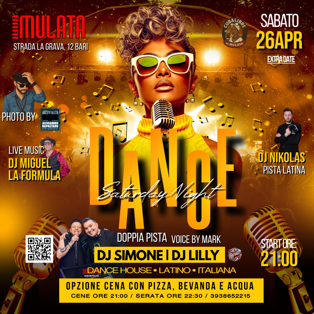 **SABATO DANCE HOUSE & LATINO MULATA BARI**