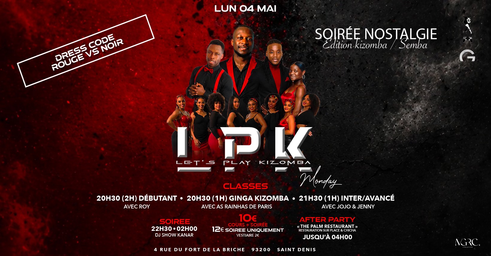 Lpk Monday Gclub Paris