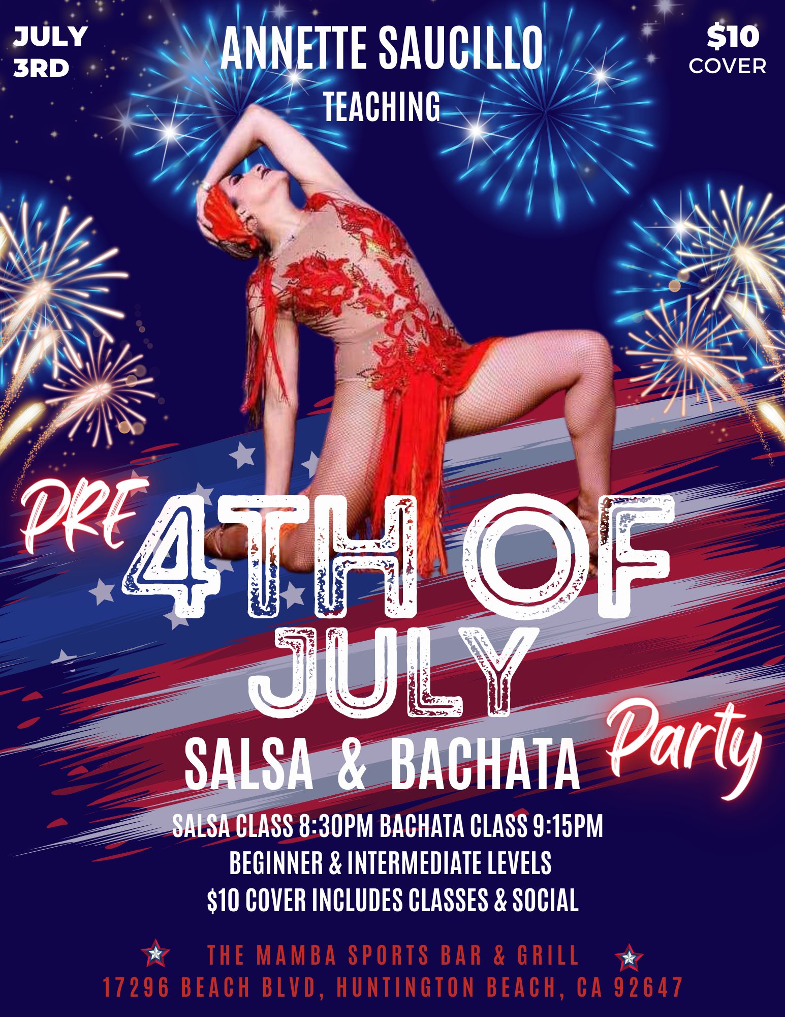 Pre 4th of July Salsa & Bachata Party