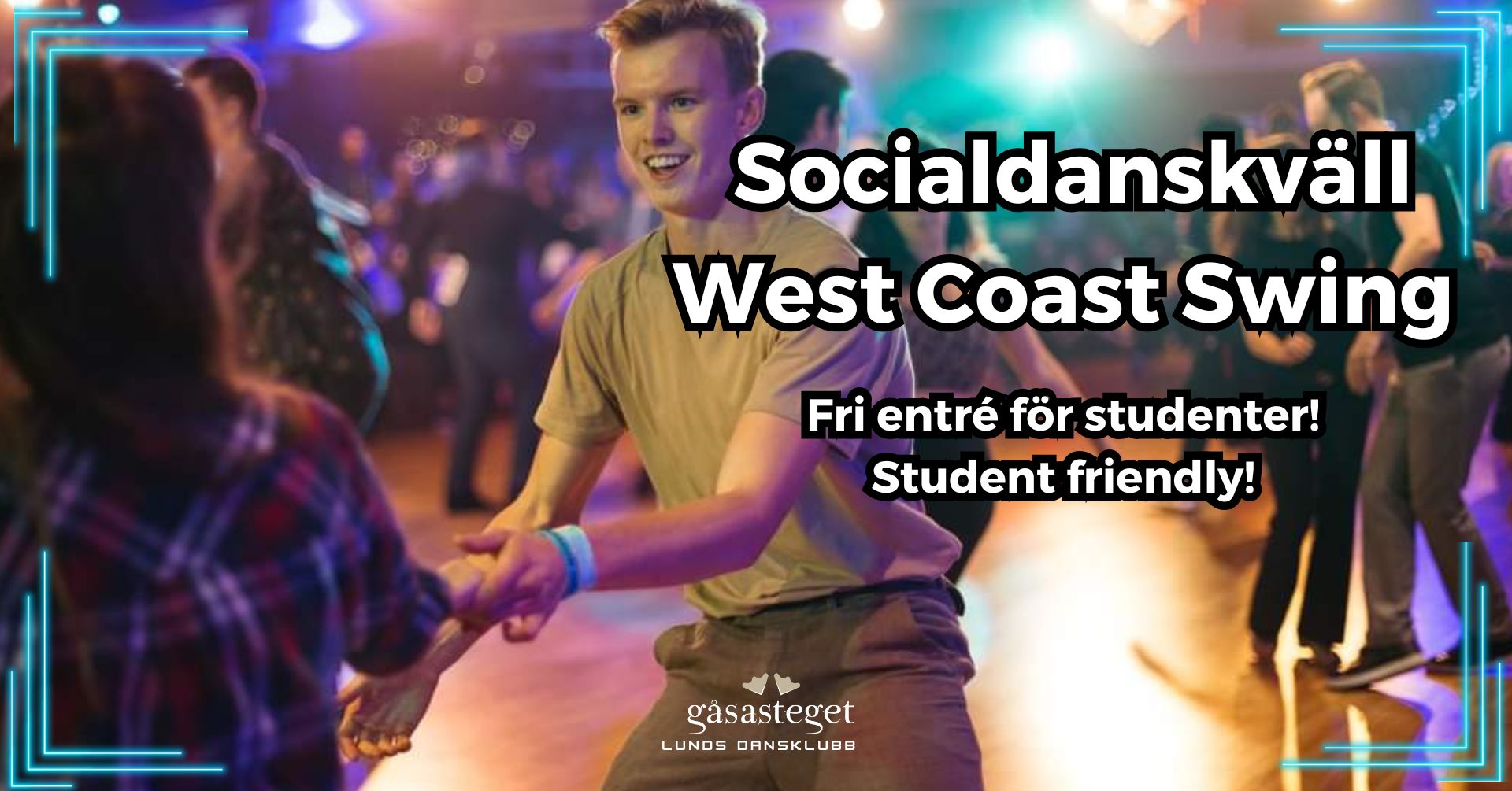 Socialdanskväll West Coast Swing + workshop