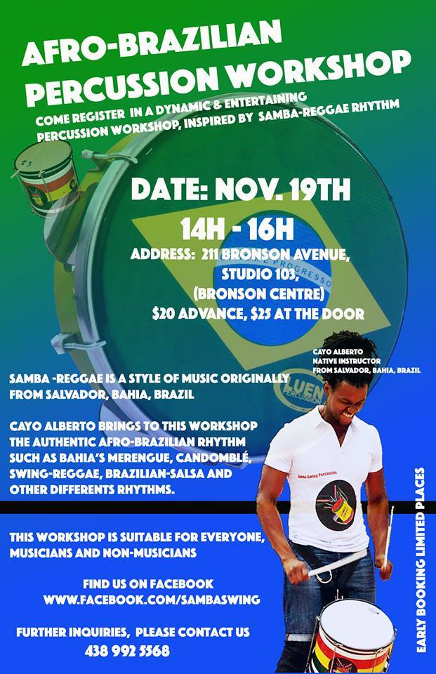 Brazilian Percussion Workshop