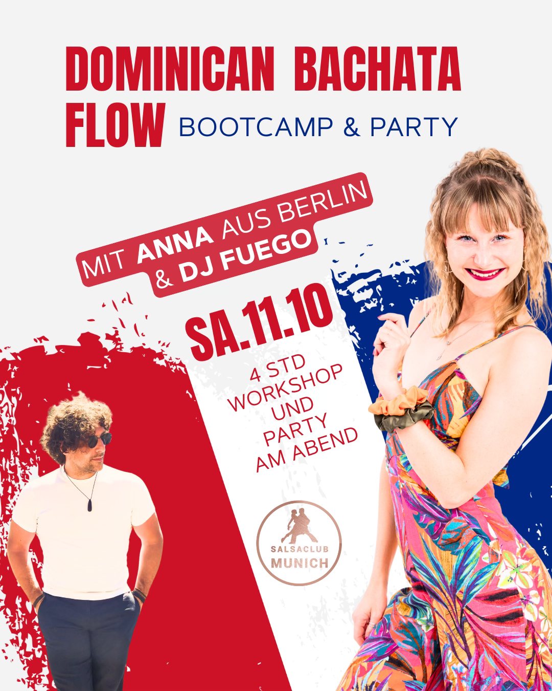 Dominican Bachata Bootcamp & Party mit Anna aus Berlin