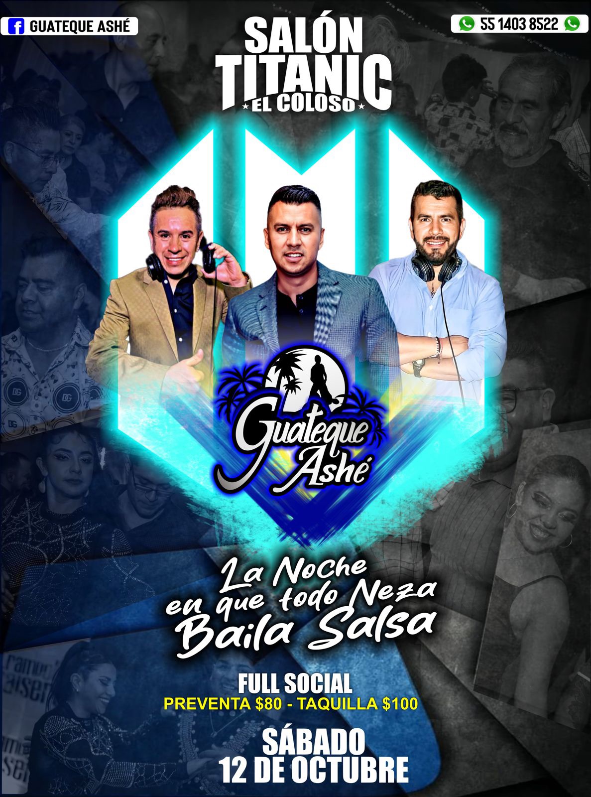 GUATEQUE ASHÉ en Salón TITANIC 12 de Octubre