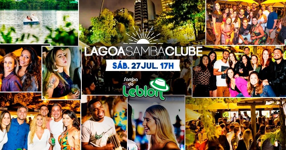 Lagoa Samba Clube - Samba do Leblon(edição julho)