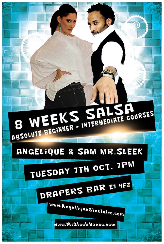 Tuesday Salsa drop in classes run till dec 9th 7pm E1 public event