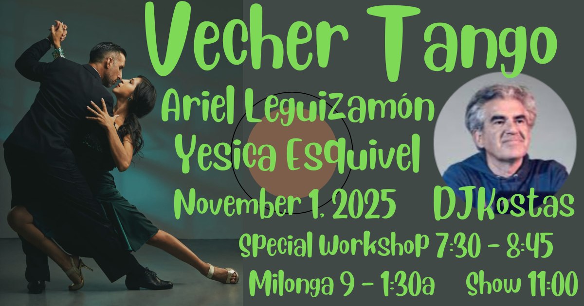 Vecher Tango w Yesica y Ariel and DJ Kostas