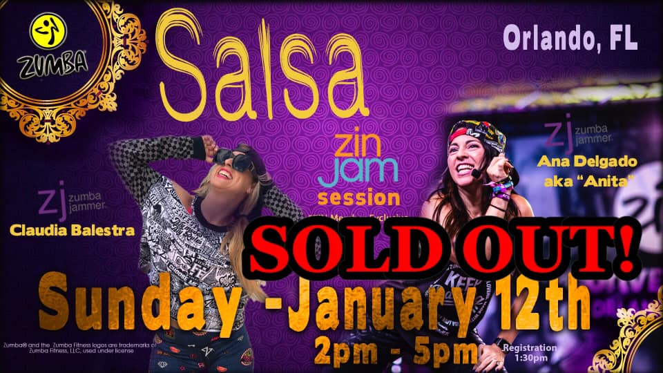 SOLD OUT! Salsa ZIN Jam Session - ZJs Claudia & Ana