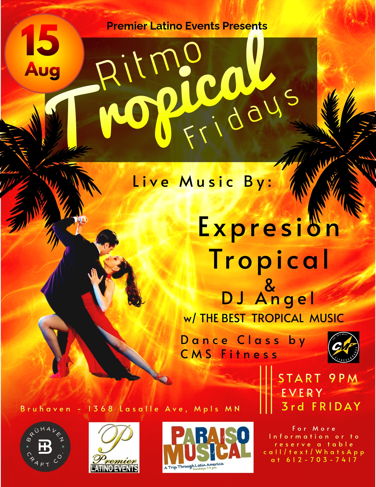 Ritmo Tropical Friday's - Ft Expresion Tropical Live w DJ Angel