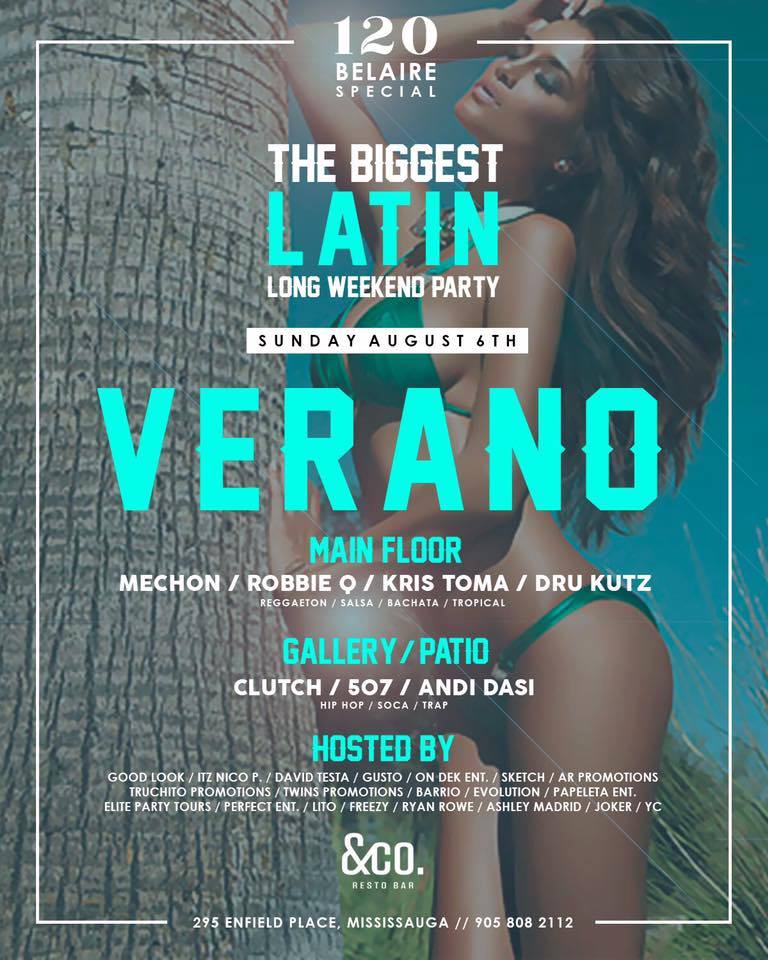 Mississauga's Biggest Latin Long Weekend Party!