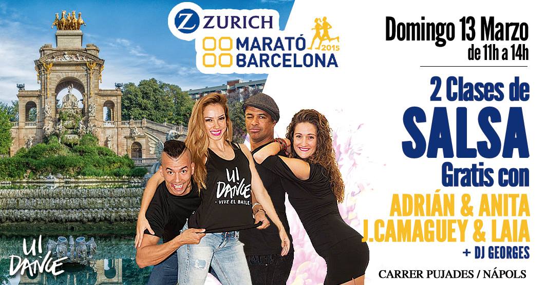 Dos clases de SALSA GRATIS con ADRIAN & ANITA + J.CAMAGÜEY & LAIA