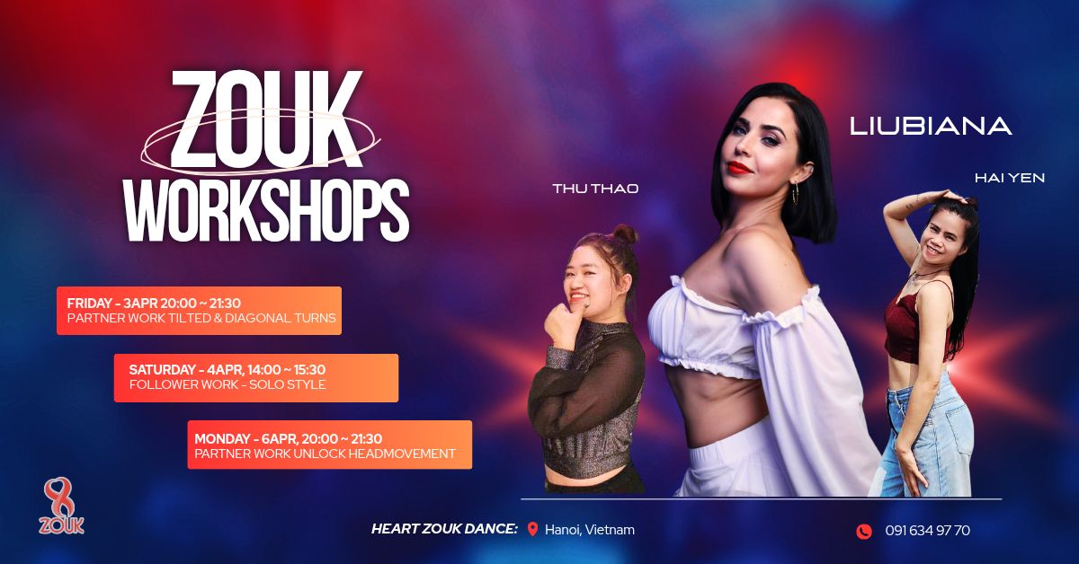 BRAZILIAN ZOUK WORKSHOPS WITH LIUBIANA (DUBAI)