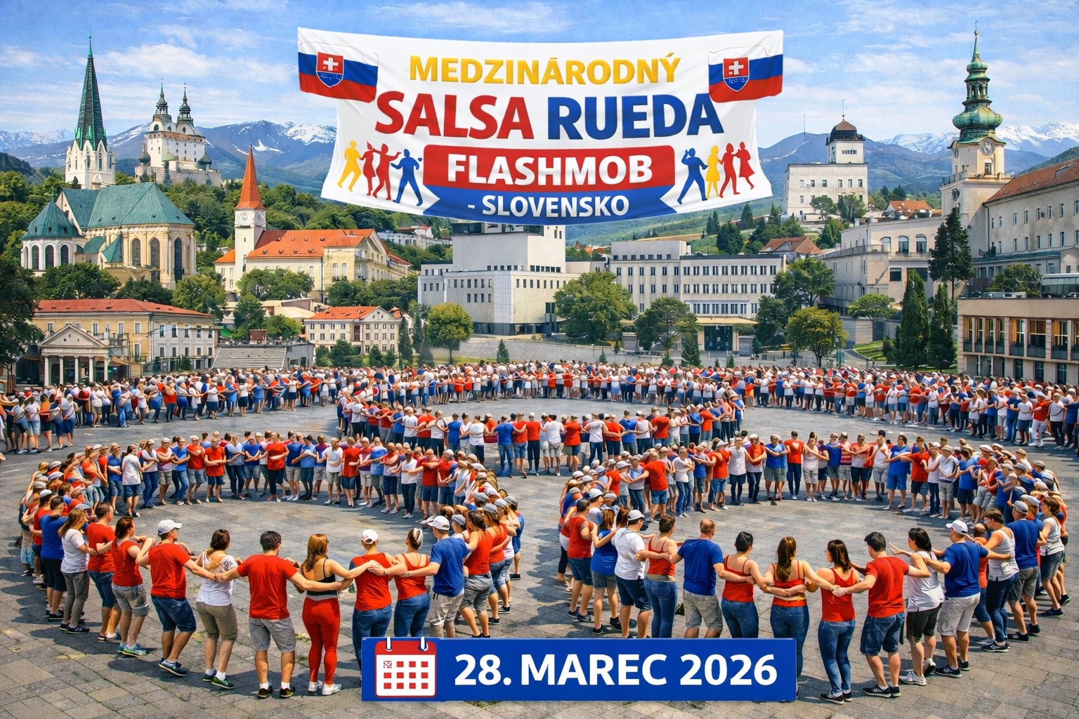 Medzinárodný Salsa Rueda Flashmob 2026