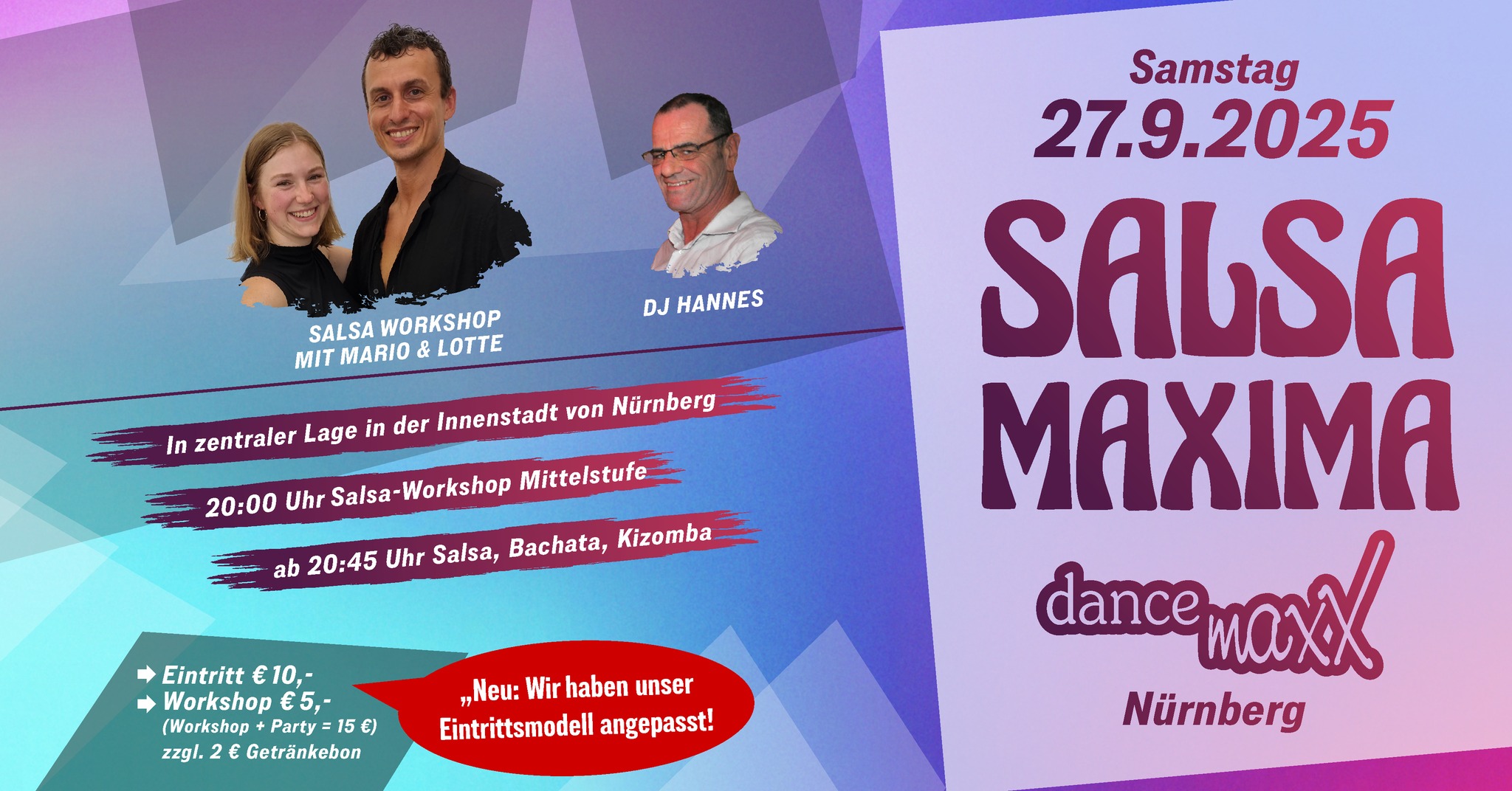 SALSA MAXIMA Die Party für dein maxXimales Tanzvergnügen!