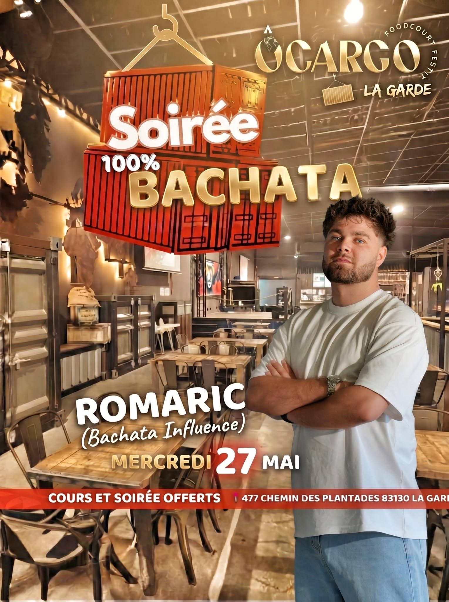 SOIRÉE 100% BACHATA AVEC ROMARIC