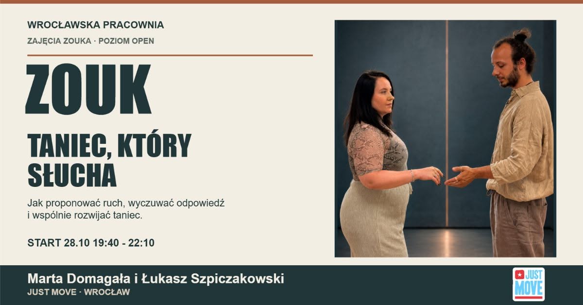 Zouk, Taniec, który słucha z Martą i Łukaszem - Start 28.10