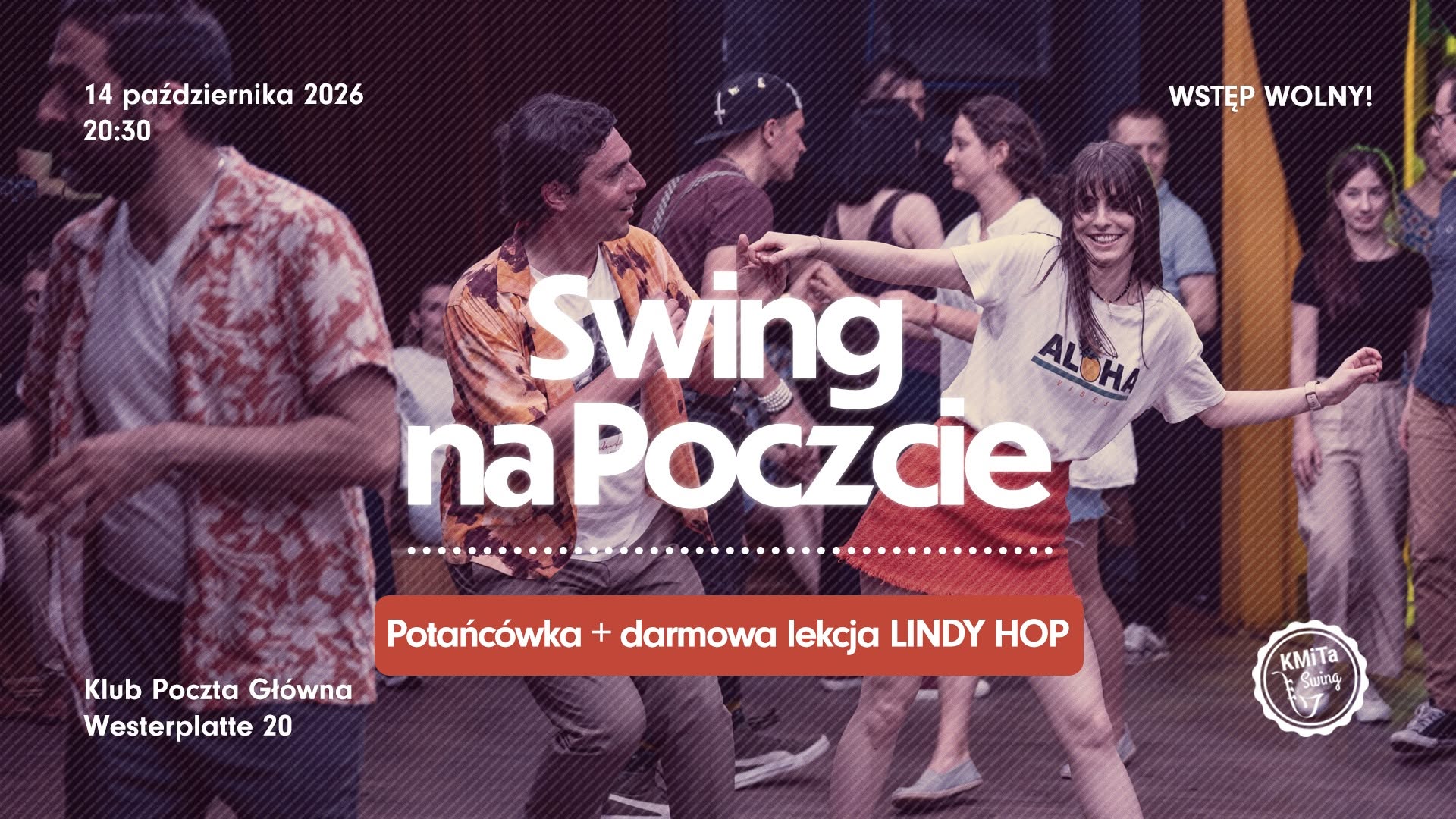 ⭐ Swingowa potańcówka na Poczcie + darmowa lekcja Balboa od podstaw ⭐ 28.10
