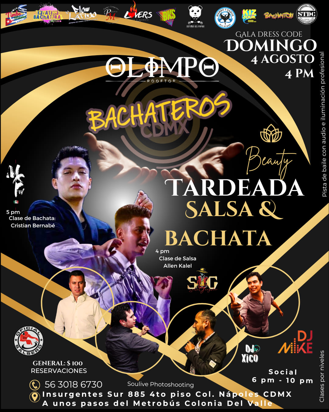 🪽Domingo Olimpo Bachateros CDMX 🕊️Beauty Salsa & Bachata 💋