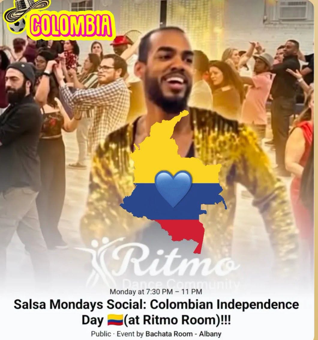 Salsa Mondays Social: Colombian Independence Day 🇨🇴(at Ritmo Room)!!!