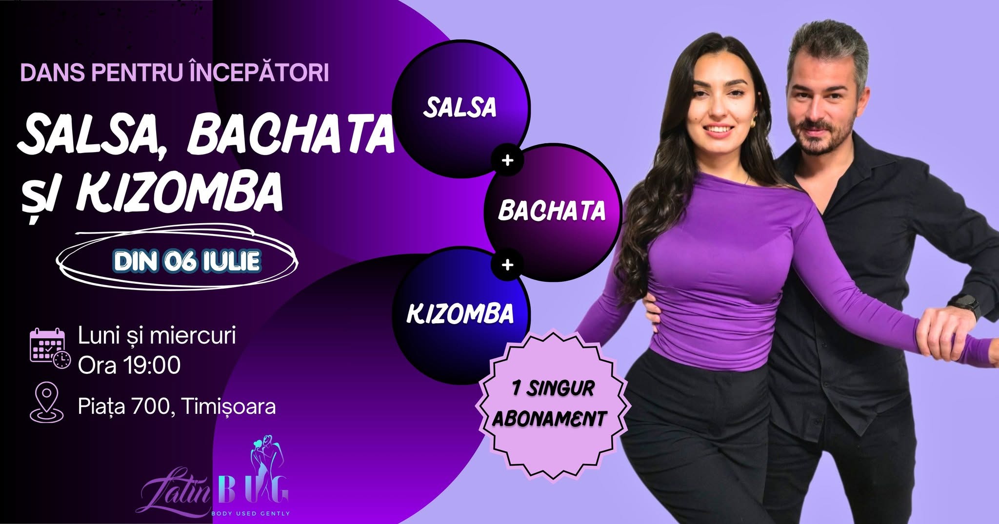 Salsa, Bachata & Kizomba pentru Începători