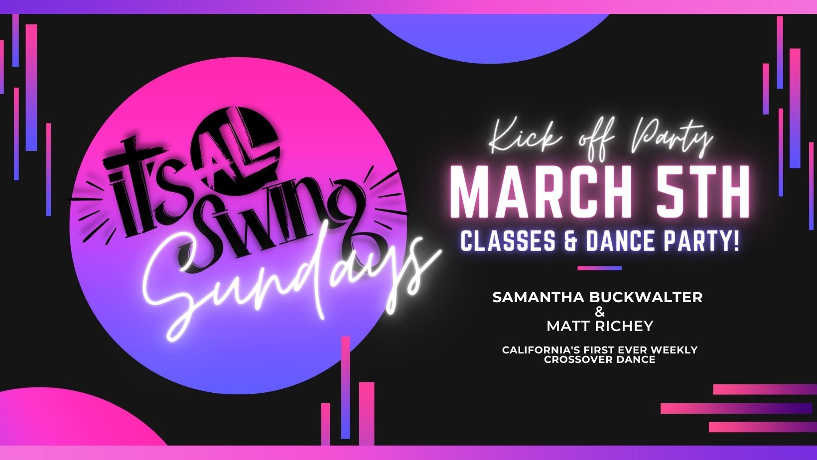 It's All Swing Sundays - Kick Off Party