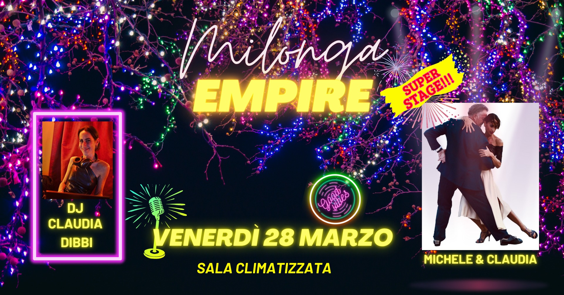 Milonga EMPIRE SPECIAL - Stage + Milonga - Venerdi 28 Marzo