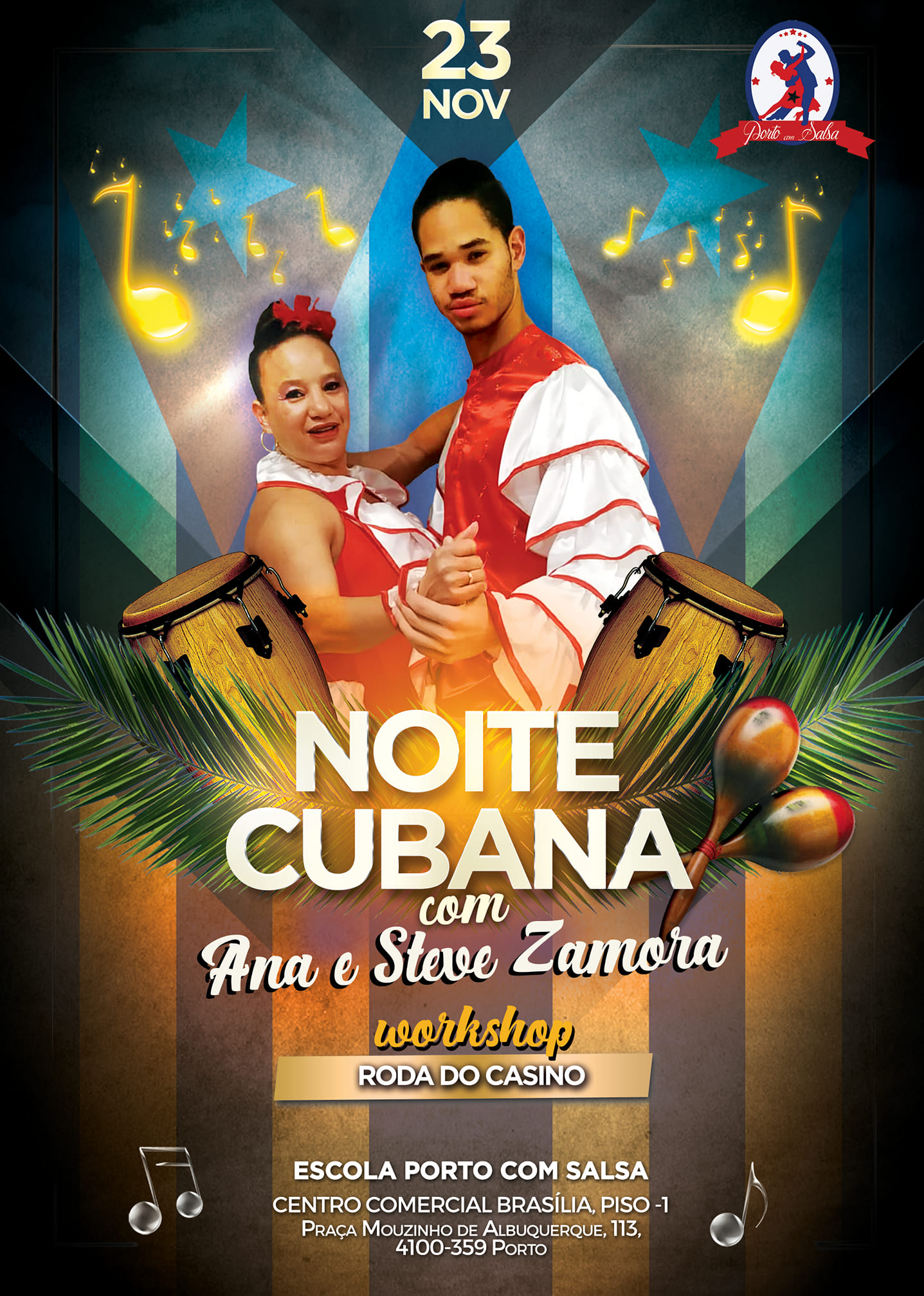 Noite Cubana com Ana Rosa & Steve Zamora