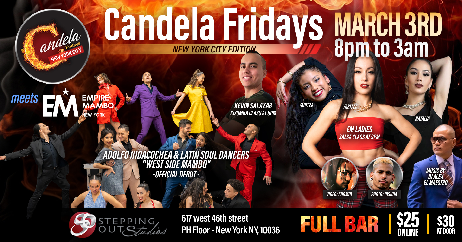 Candela Fridays MEETS EM MARCH 3RD