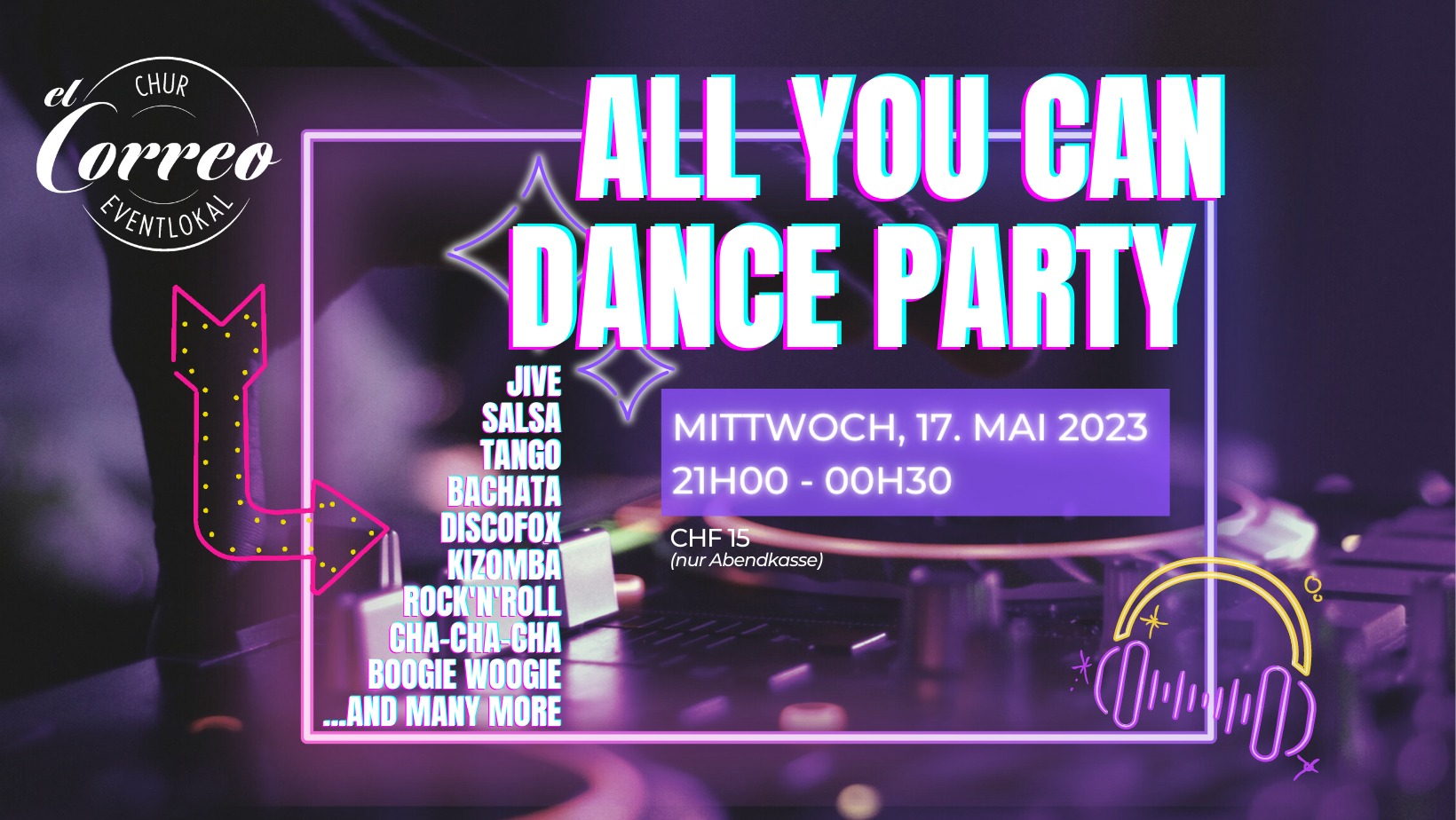 All You Can Dance Party im El Correo