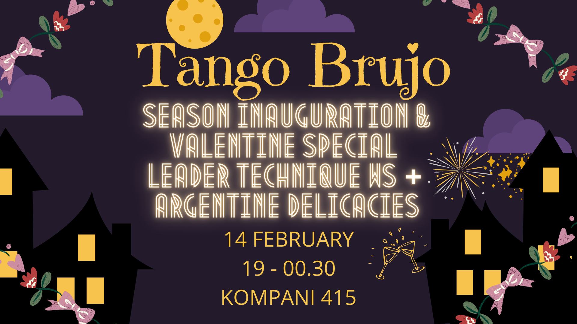 Tango Brujo Milonga Season Inauguration - Leader technique WS + Market + Argentine Delicacies 🧉