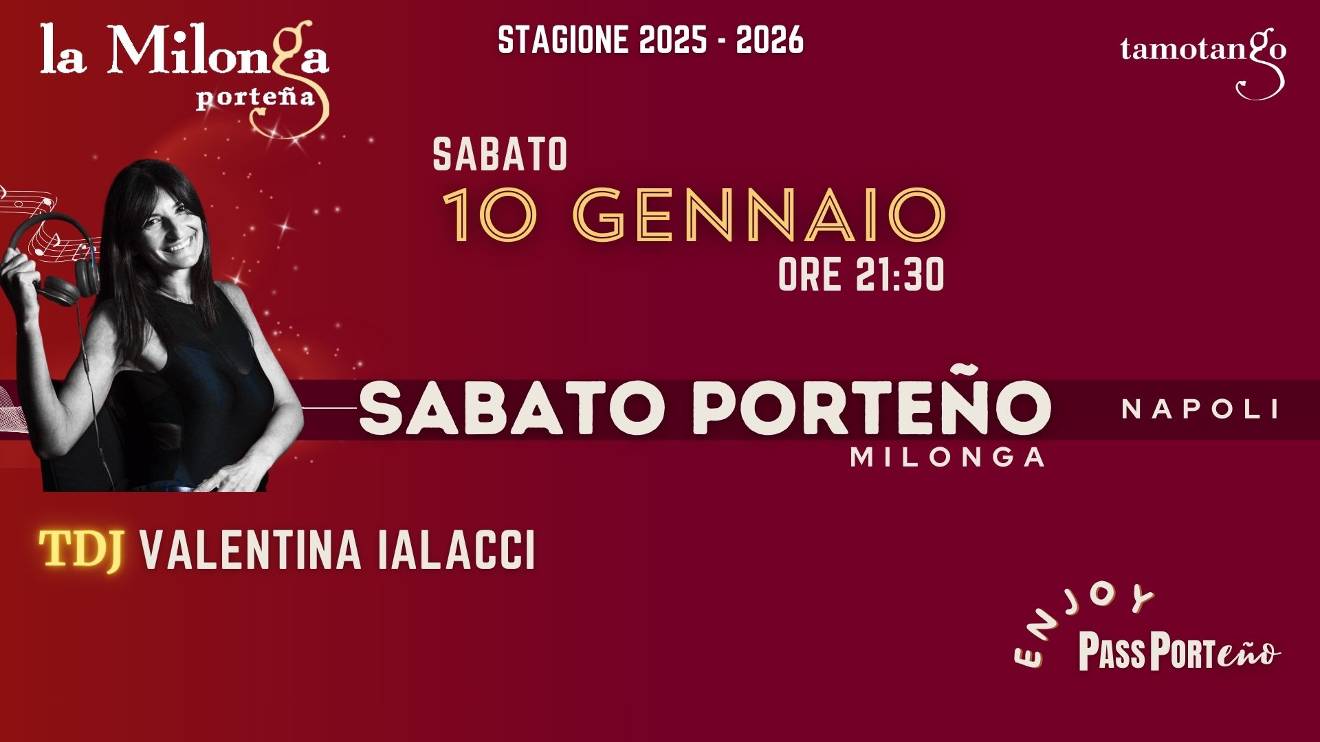 Sabato Porteรฑo - TDJ Valentina Ialacci