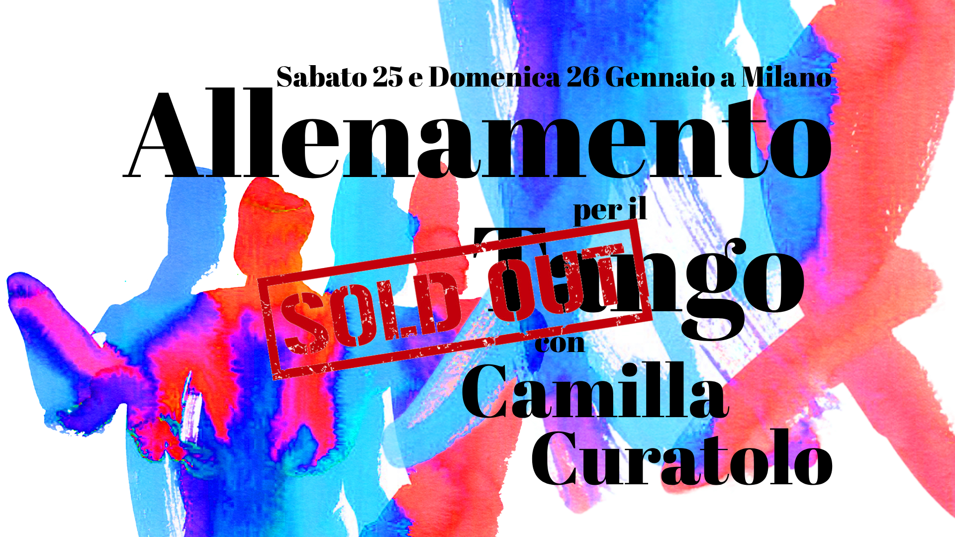 ALLENAMENTO per il TANGO con CAMI CURATOLO a MILANO