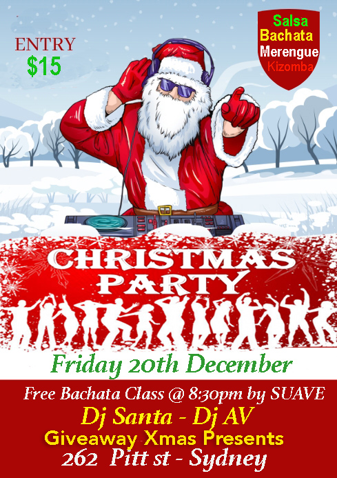 CHRISTMAS PARTY SALSA BACHATA NIGHT